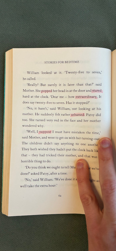 A book page in the EveryWord Photo Scan camera