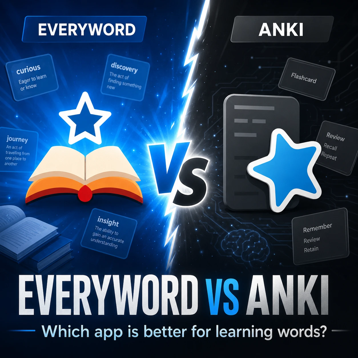 EveryWord vs Anki 2х2