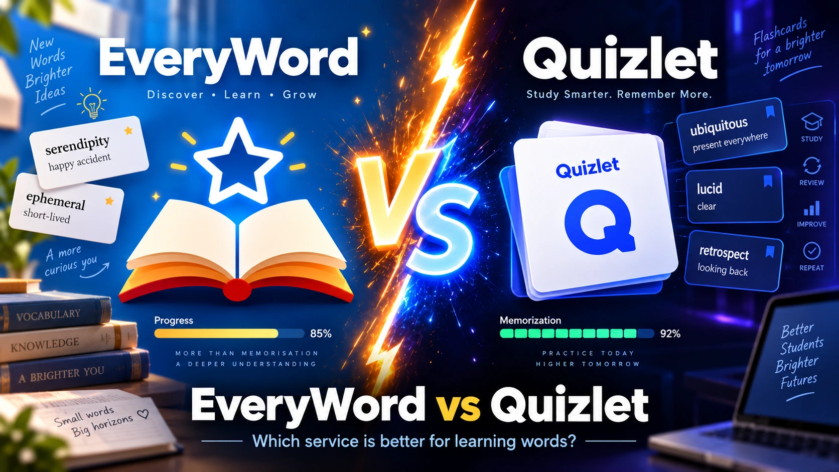 Quizlet vs EveryWord